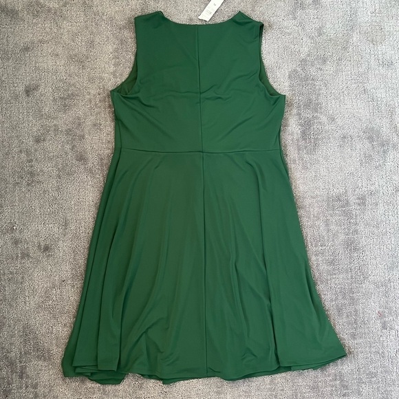 Ann Taylor Matte Jersey Knot Front MIDI Dress - Picture 6 of 6